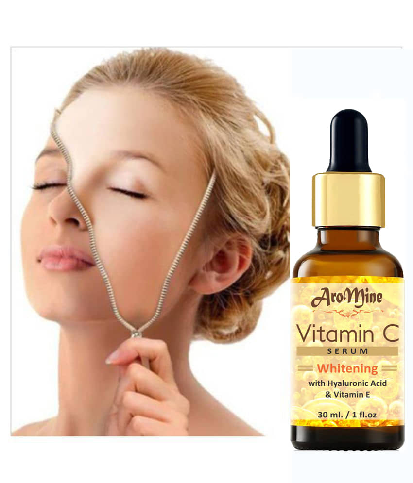 Aromine Vitamin C Face Serum For Skin Brightening, Skin Toning & Anti Ageing Face Serum 30 mL