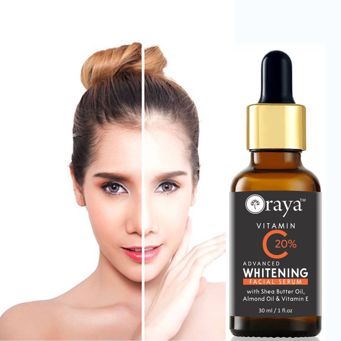 ORAYA VITAMIN C- SKIN WHITENING & SKIN LIGHTENING FOR MEN & WOMEN- Face Serum 30 mL