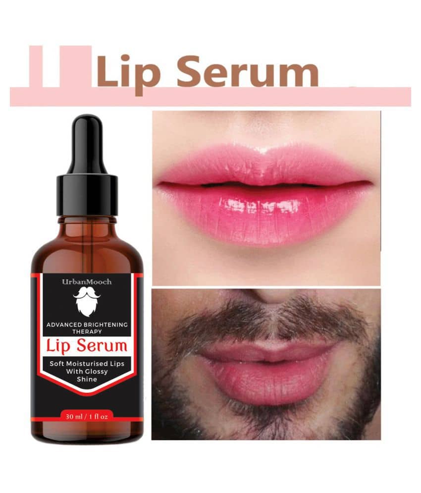 UrbanMooch Pink Lip Serum for Lips Lightening, Glossy, Shiny & Soft Lips (Moisturizing & Nourishing) Men Face Serum 30 mL
