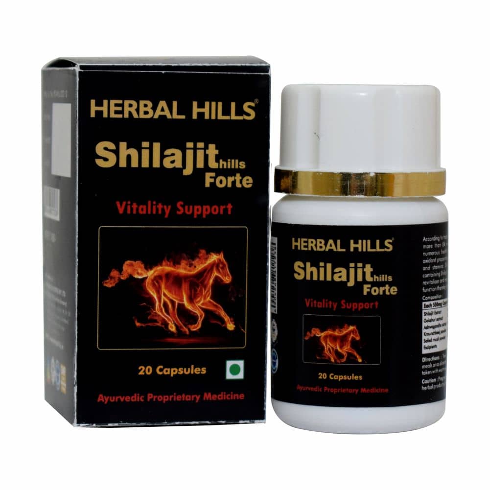 Herbal Hills Shilajithills Forte - Cap 20 no.s (Pack Of 1)