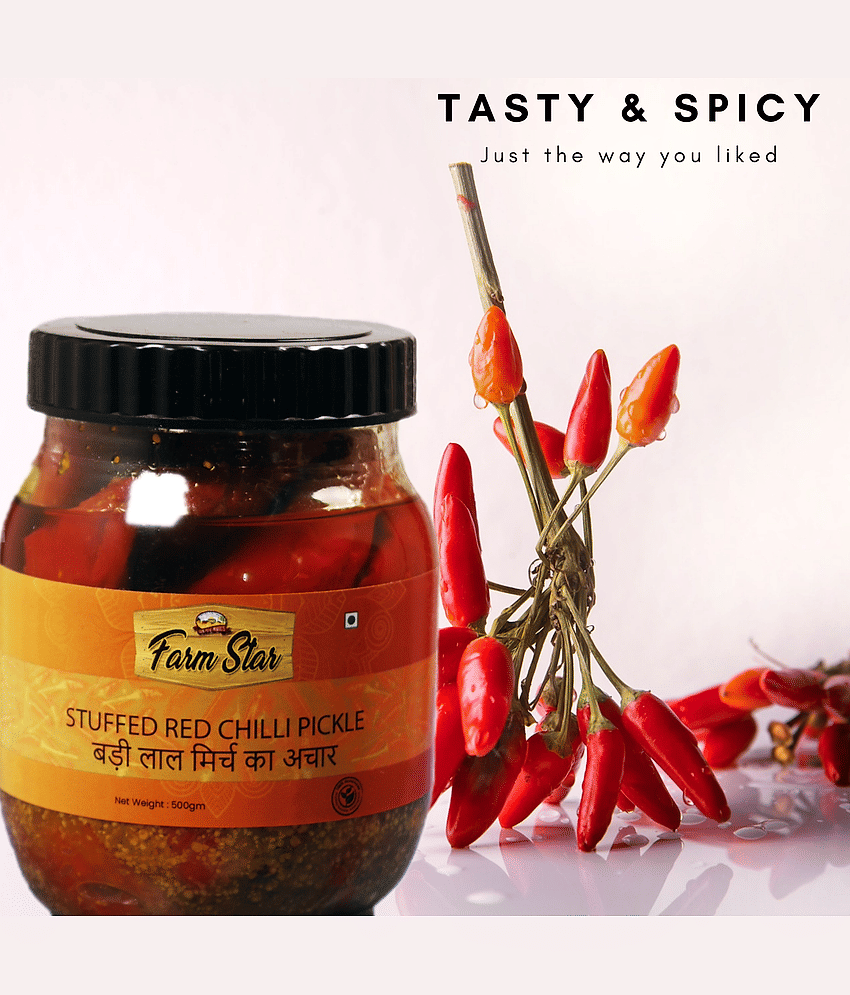 Farm Star (Lal Mirch ka Achar) Vegetable Pickle 500 g