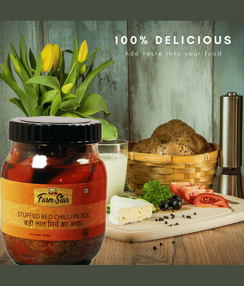 Farm Star (Lal Mirch ka Achar) Vegetable Pickle 500 g