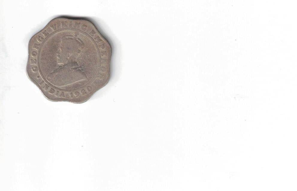     			EXTREMELY RARE 4 ANNAS 1920 GEORGE V CALCUTTA MINT BRITISH INDIA AT AN ATTRACTIVE PRICE GEM FOR COLLECTORS