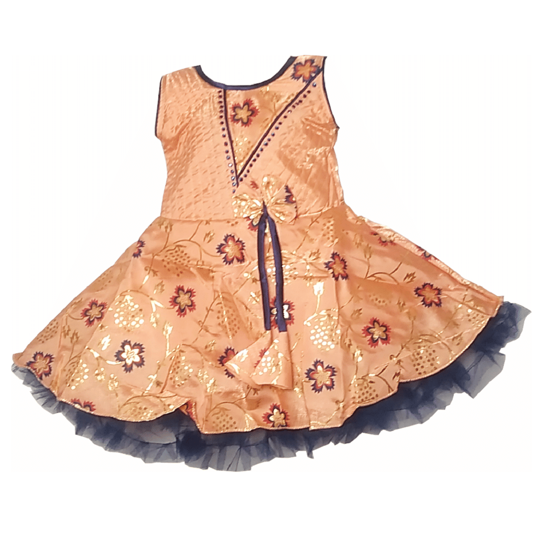 harshvardhanmart.com Baby Girls Cotton Blend Frocks ( Green )