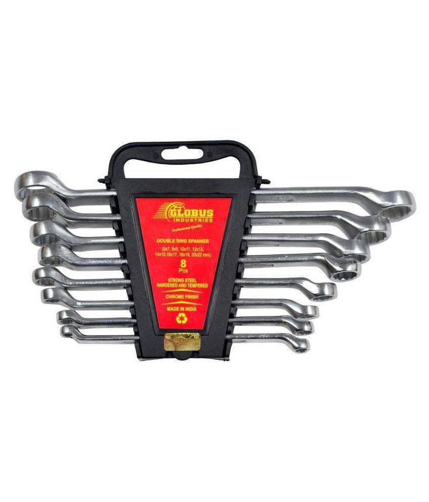 Globus Ring Spanner Set of 8 Pc Globus Ring Spanner Set of 8 Pc