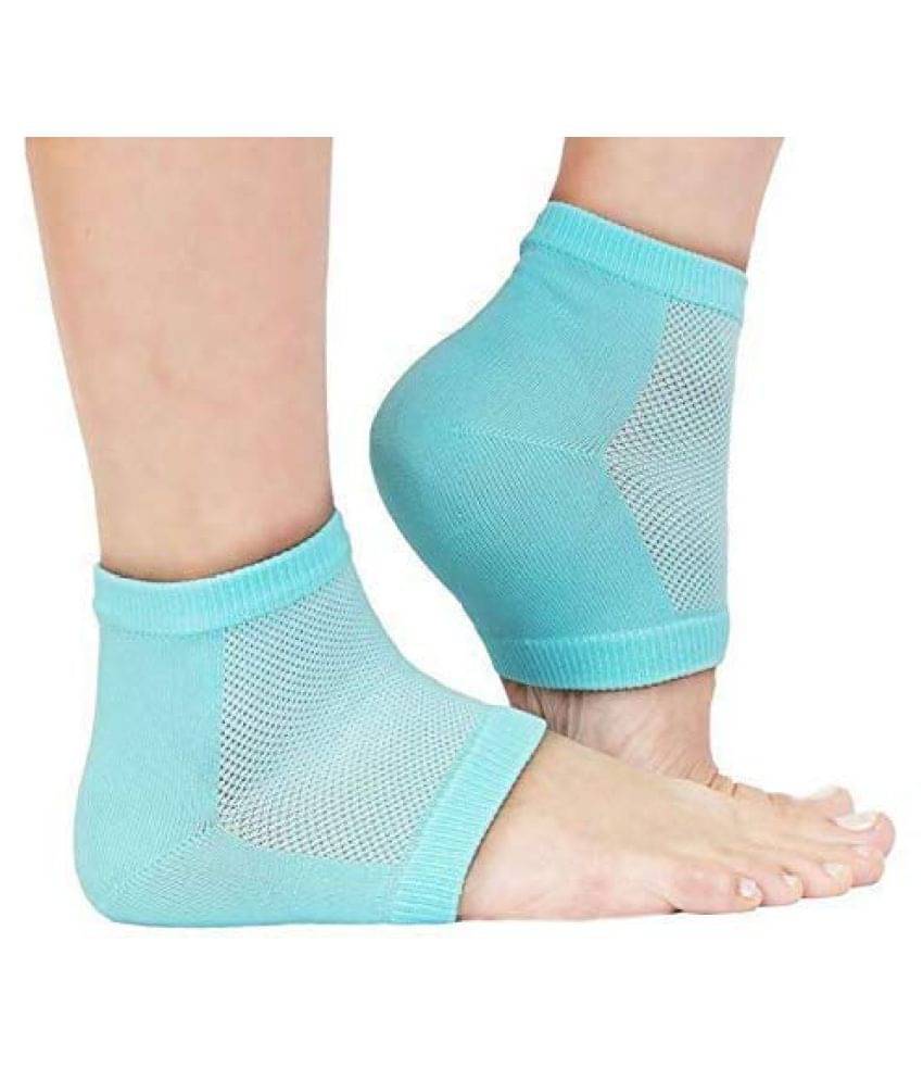     			Silicone Gel Heel Socks with Spa Botanical Gel Pad
