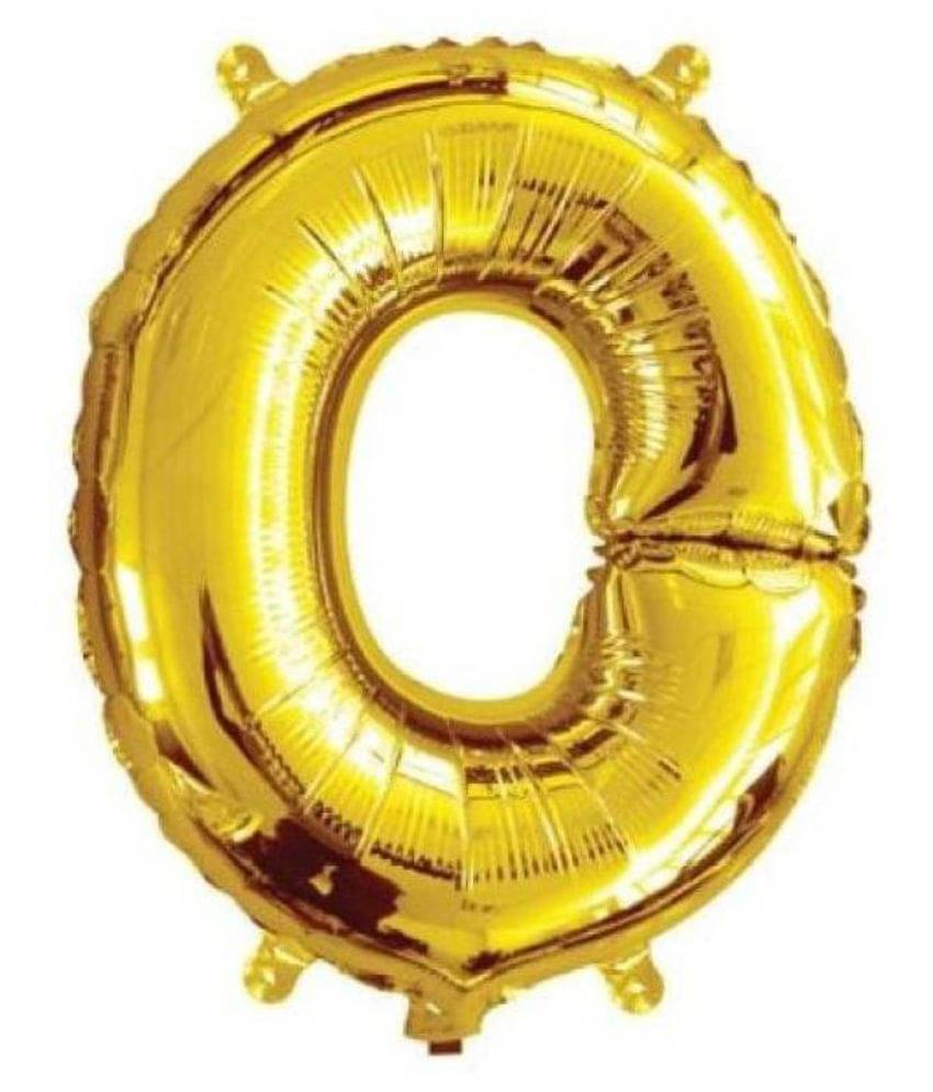     			Blooms Unique Alphabet Foil Balloon -O (Golden)