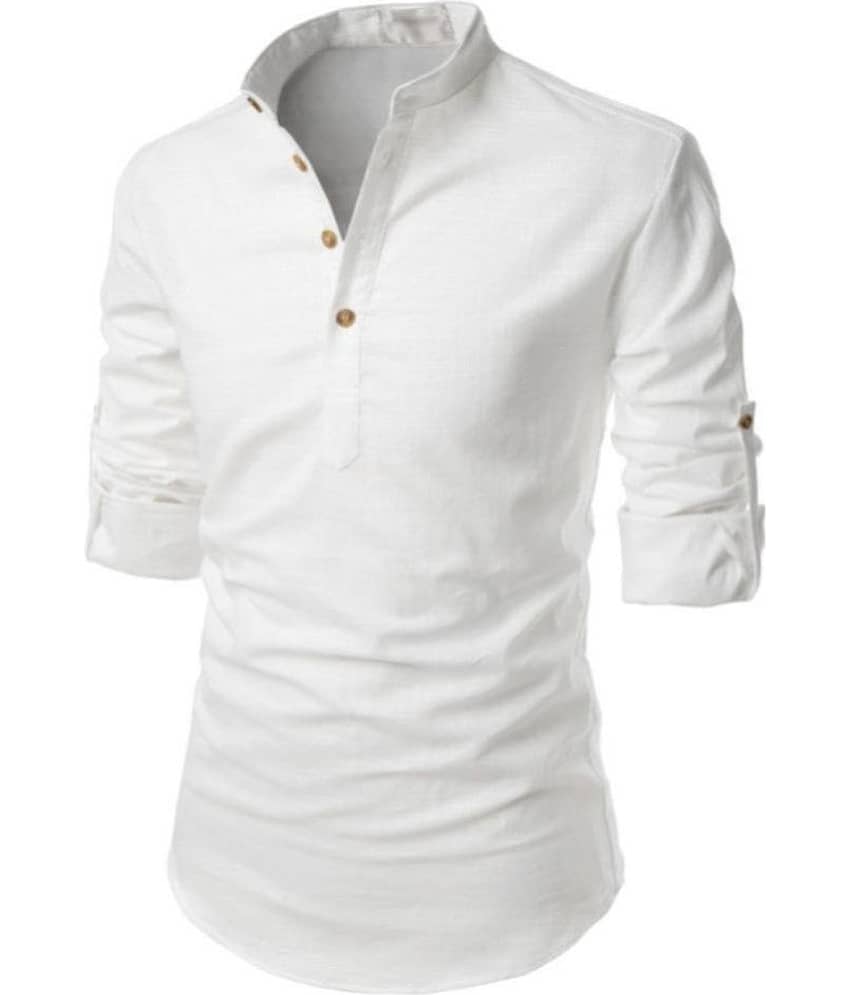 Gupta Sons White Cotton Kurta - Kurtas & Kurta Sets | Buy online on ZillyBuy