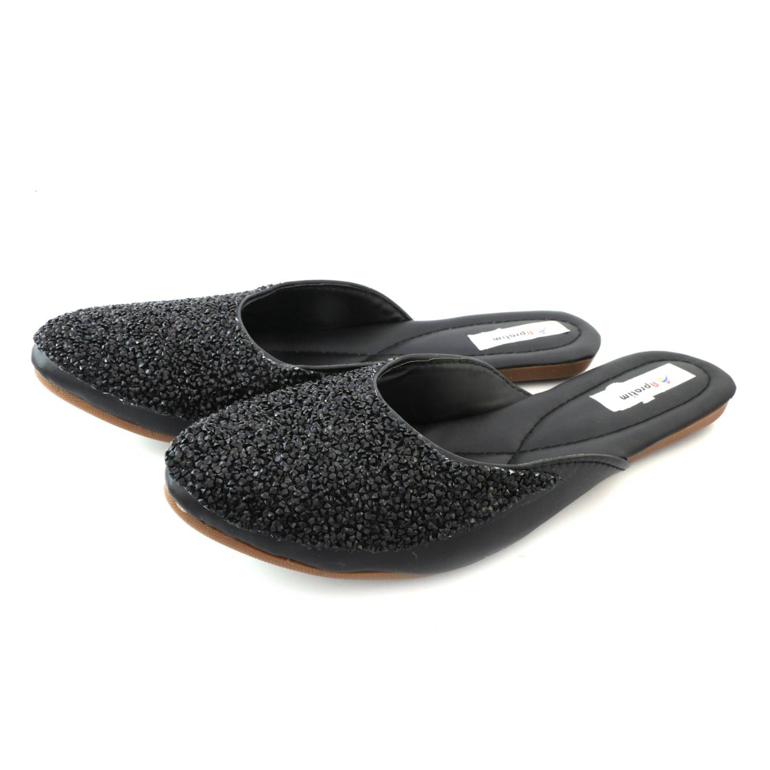     			Raj - Black Women's Mules