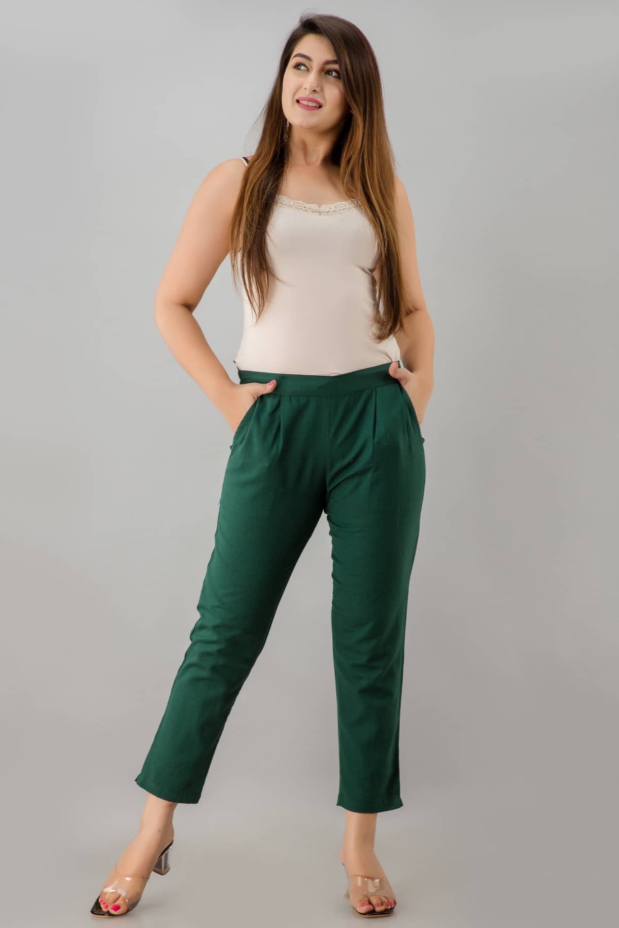 SVARCHI Cotton Casual Pants - Trousers | Buy online on ZillyBuy