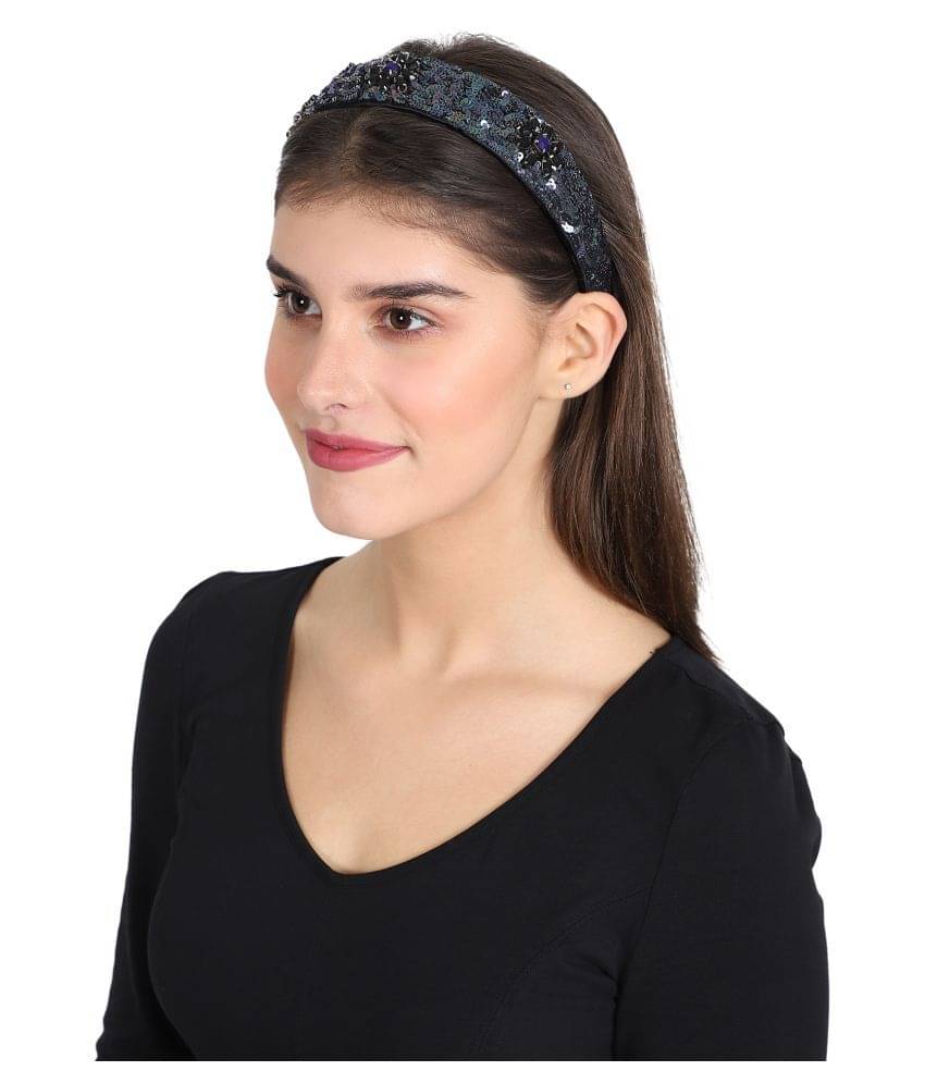    			Anekaant Black Party Hair Band