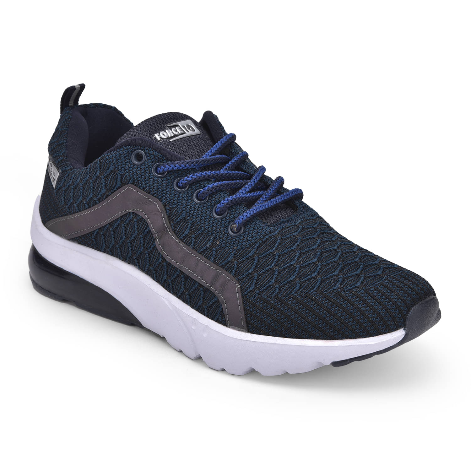 FORCE 10 By Liberty COMMAND-3E Blue Men's Sports Running Shoes FORCE 10 By Liberty COMMAND-3E Blue Men's Sports Running Shoes
