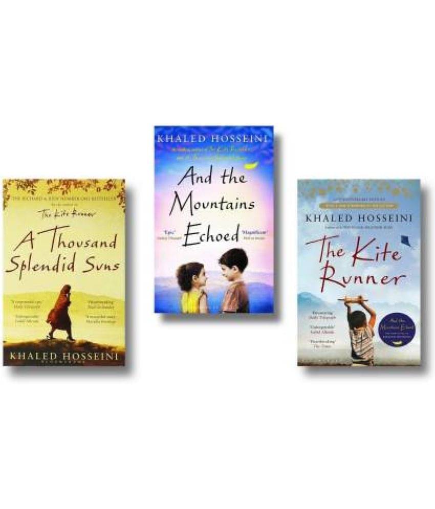 Khaled Hosseini Combo Of Three Book : And The Mountain Echoed + A Thousand Splendid Suns + The Kite Runner | Set Of Three Books (Paperback, Hosseini Khaled Hosseini Combo Of Three Book : And The Mountain Echoed + A Thousand Splendid Suns + The Kite Runner | Set Of Three Books (Paperback, Hosseini