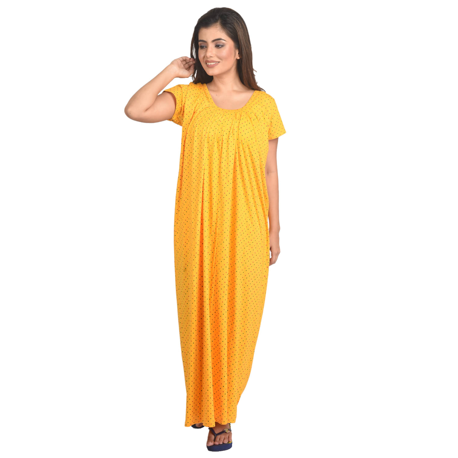     			PIYALI'S CREATION WOMEN'S Cotton Nighty & Night Gowns - Multi Color
