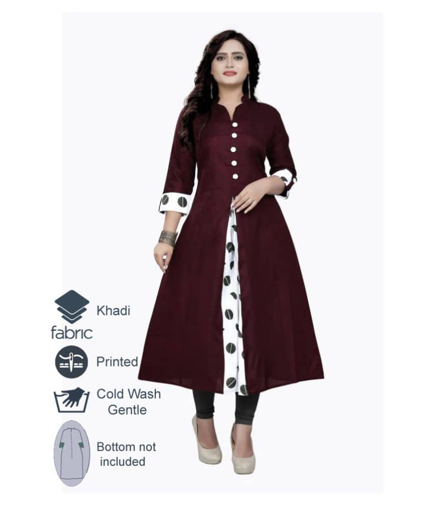 Rangrasiya - Multicolor Silk Women's Flared Kurti ( Pack of 1 ) - Kurtis, Tunics | Buy online on ZillyBuy