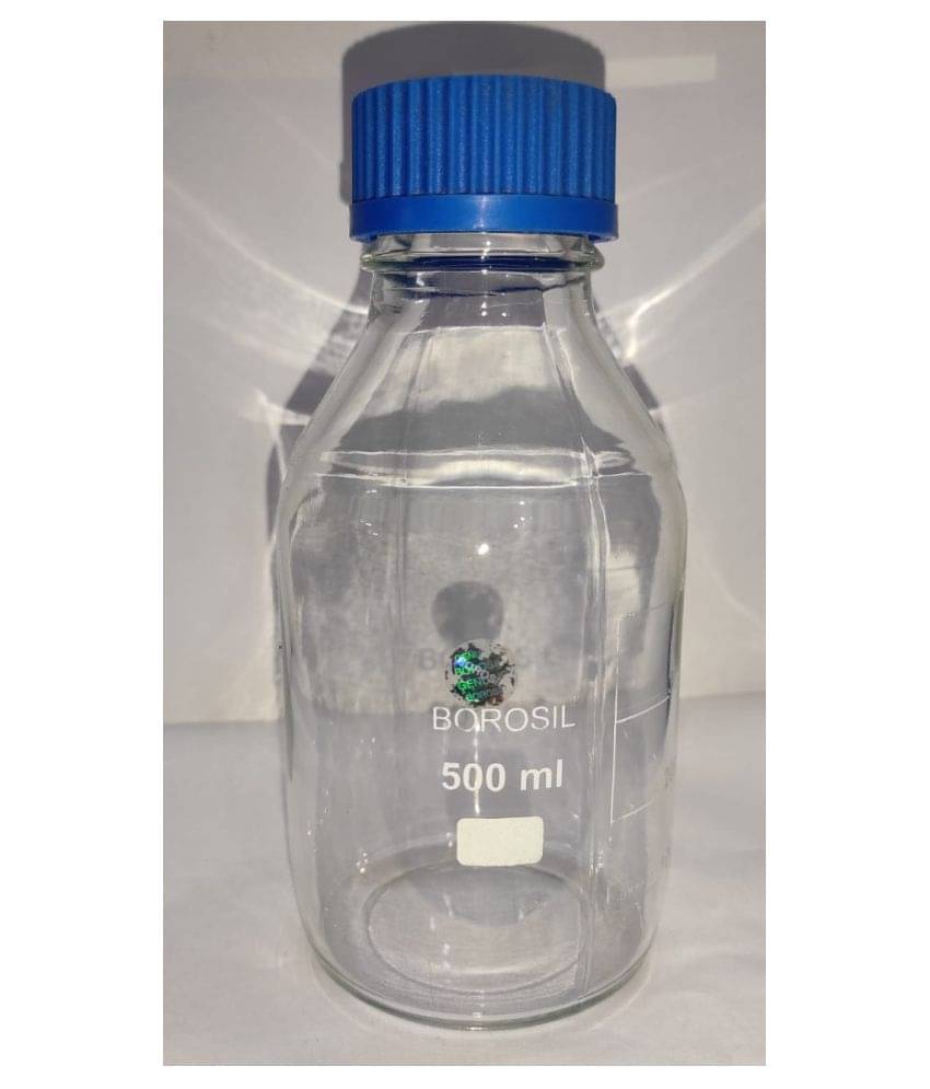     			Borosil Reagent Bottle With Screw Cap 500ml