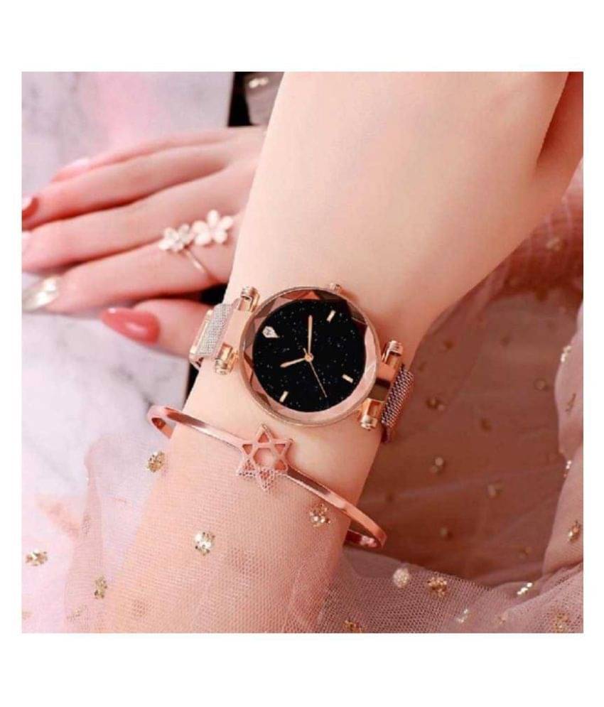     			DECLASSE - Rose Gold Metal Analog Womens Watch