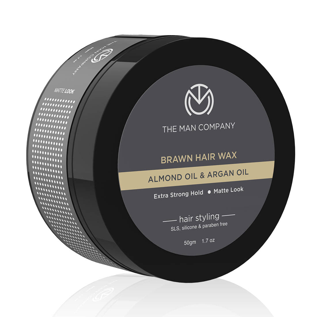 The Man Company Brawn Extra Stronghold Hair Styling Pomade Wax for Men | Stylish Matte Finish with Volume - 100gm The Man Company Brawn Extra Stronghold Hair Styling Pomade Wax for Men | Stylish Matte Finish with Volume - 100gm