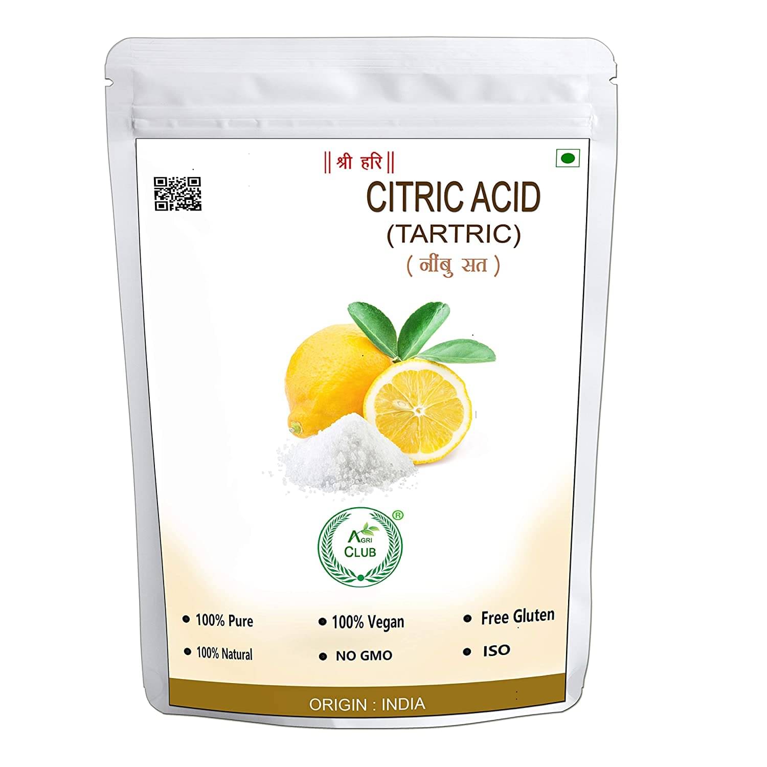 Agri Club Citric Acid, Nimbu Sat 1 kg Agri Club Citric Acid, Nimbu Sat 1 kg