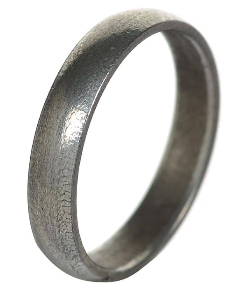 KESAR ZEMS Gray coloured Iron Ring Having Open End for Men and Women Size:20 KESAR ZEMS Gray coloured Iron Ring Having Open End for Men and Women Size:20