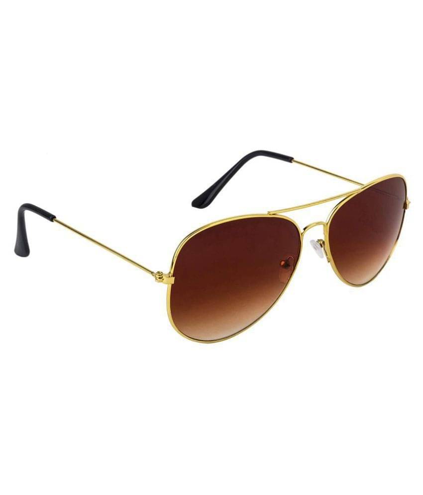     			Visioneyescare - Brown Pilot Sunglasses ( RB3025 )