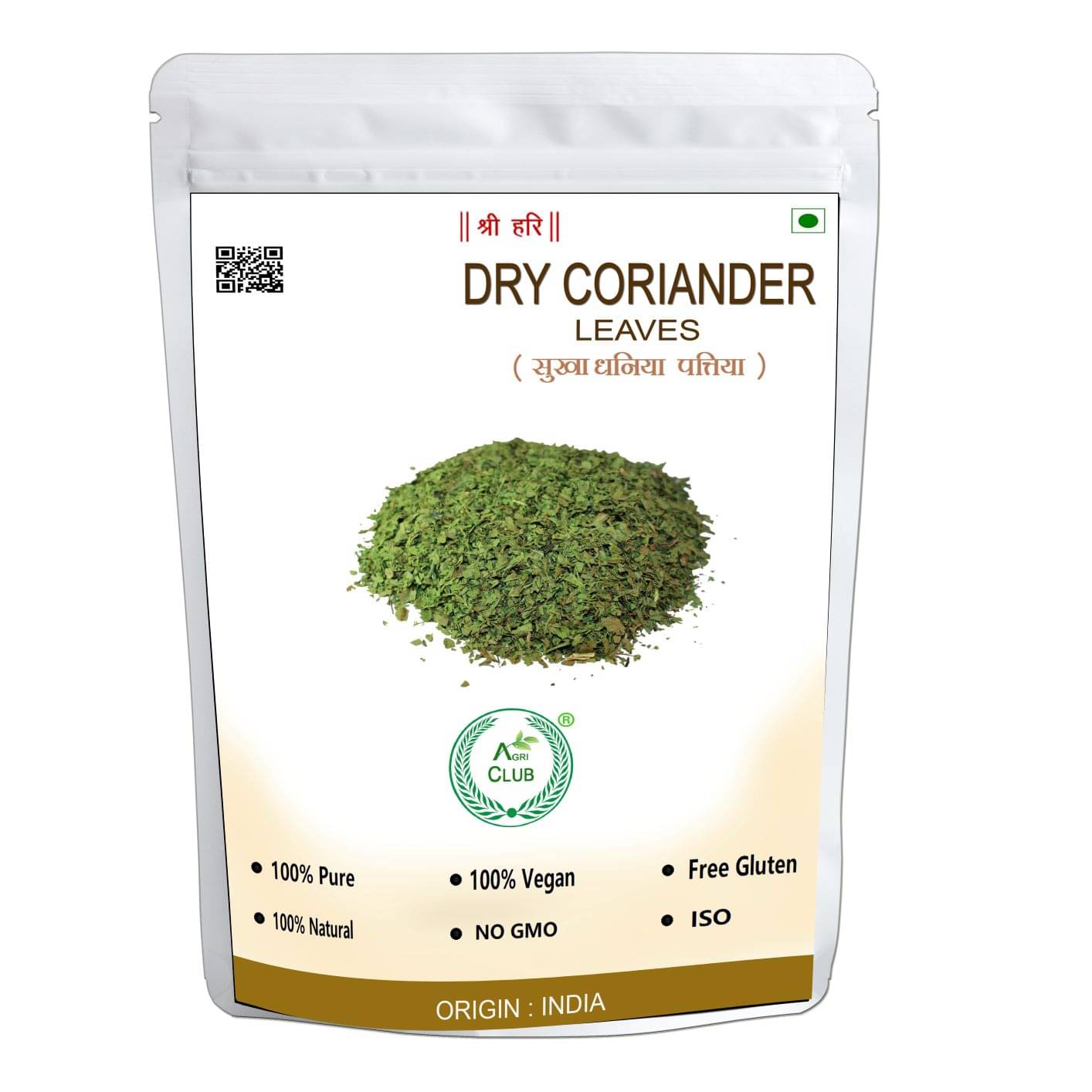 AGRICLUB Dry Coriander Leaves 1 kg AGRICLUB Dry Coriander Leaves 1 kg