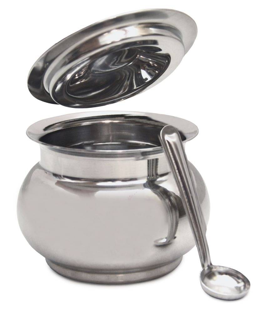     			APEIRON KALASH GHEE POT Steel Food Container Set of 1 300 mL