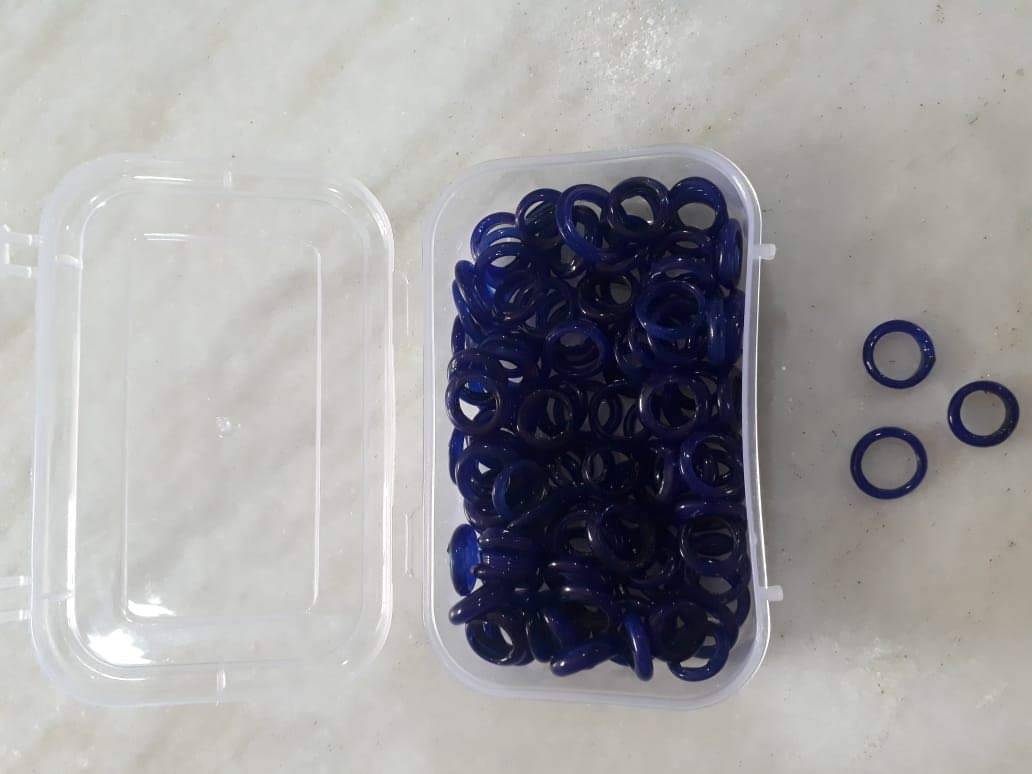     			Blue Small Bangles for Lakshmi Pooja 108 - Saraswati Pooja - Gowri Pooja - 108 Bangles