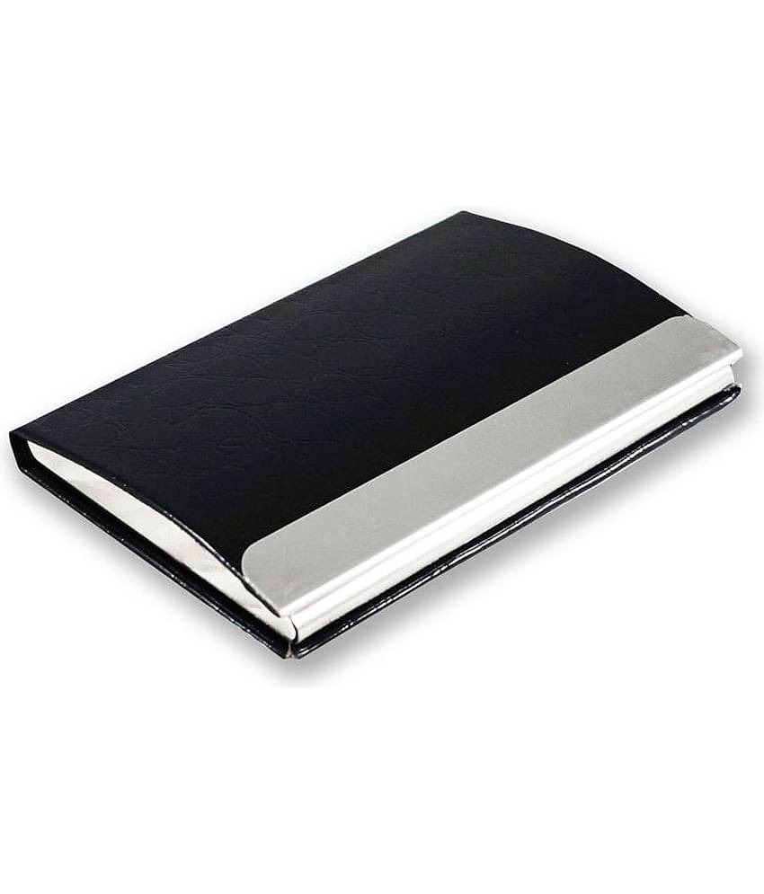 Multicolor Artificial Leather Professional Looking Debit/Credit/Business/Visiting Card Holders for Men and Women Set of 2 (upto 10 Cards Capacity)