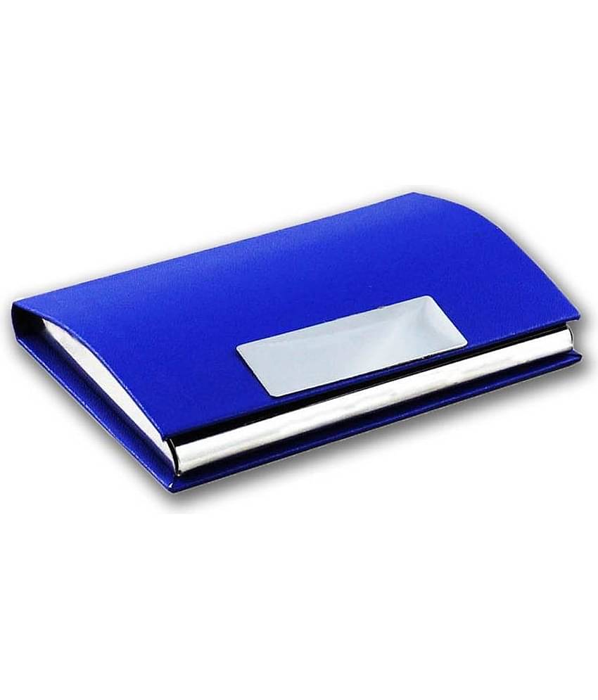 Multicolor Artificial Leather Professional Looking Debit/Credit/Business/Visiting Card Holders for Men and Women Set of 2 (upto 10 Cards Capacity)