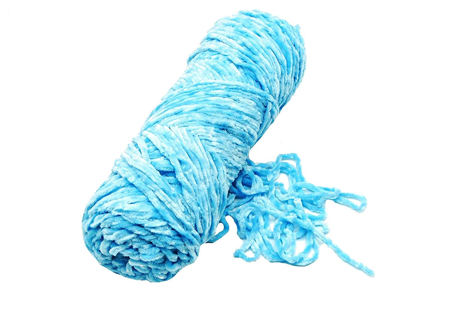     			PRANSUNITA Softee Chunky Super Bulky Knitting Yarn for Hand DIY Bag Blanket Cushion Crocheting Projects 100 GMS (Sky FEROZI)