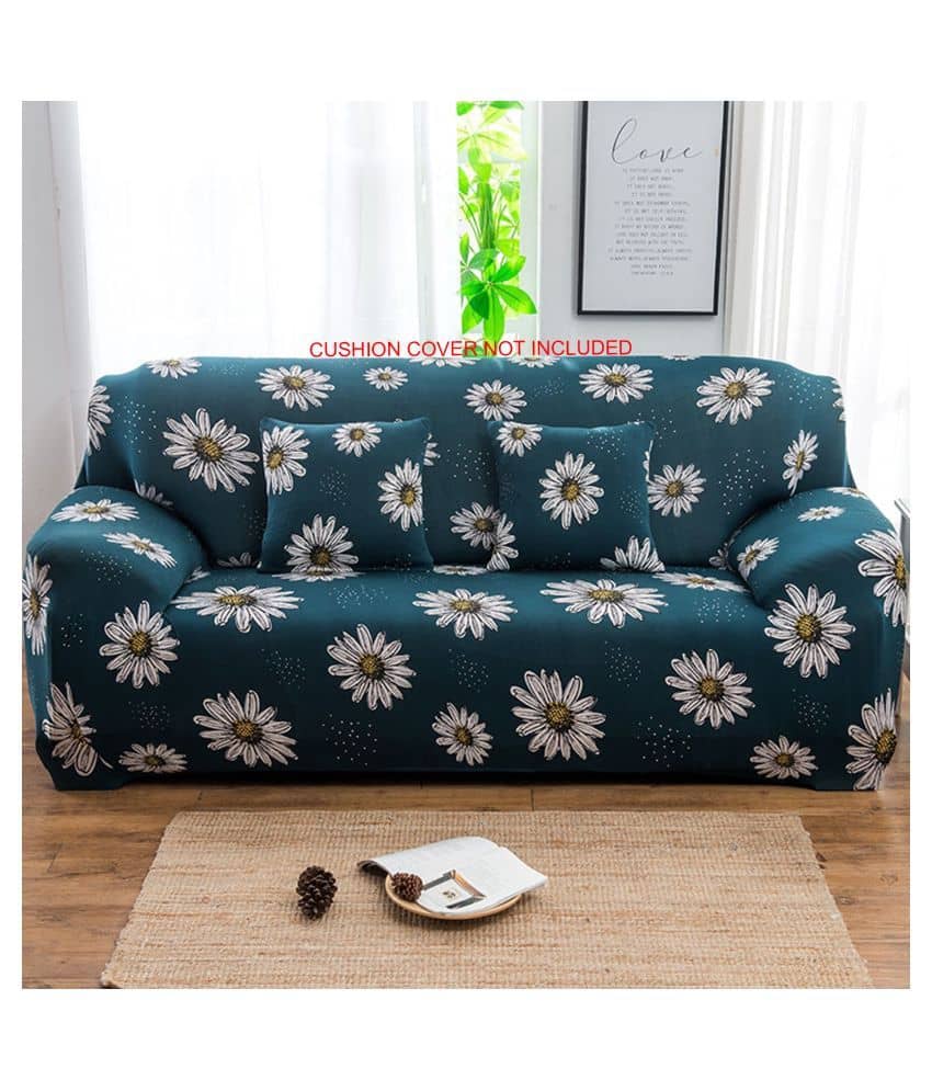 House Of Quirk 3 Seater Polyester Single Sofa Cover Set