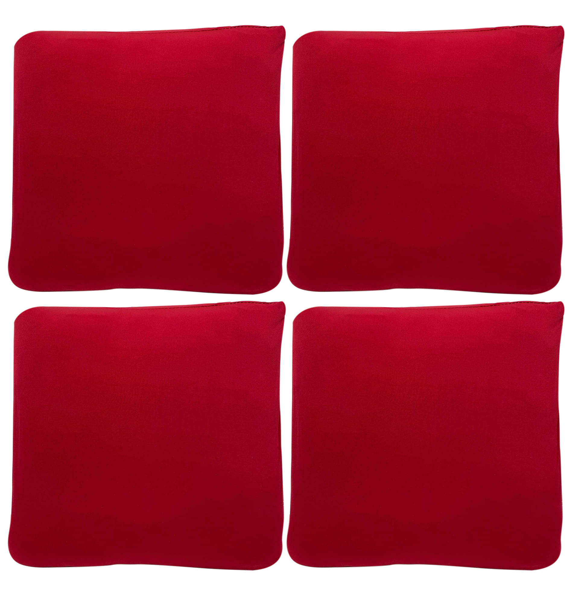 House Of Quirk Set of 4 Polyester Cushion Covers 40X40 cm (16X16) House Of Quirk Set of 4 Polyester Cushion Covers 40X40 cm (16X16)
