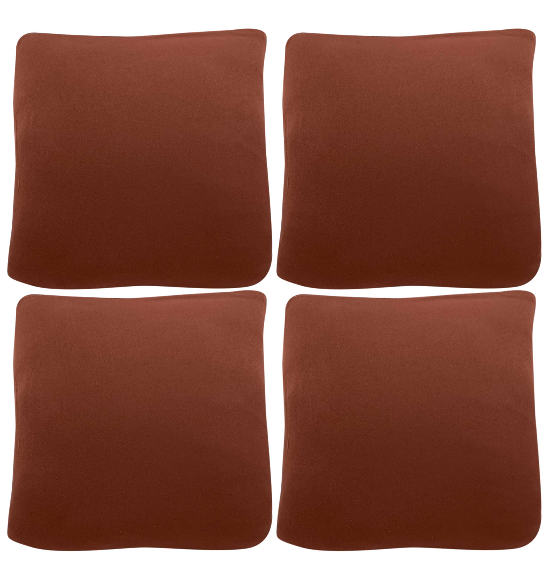     			House Of Quirk Set of 4 Polyester Cushion Covers 40X40 cm (16X16)