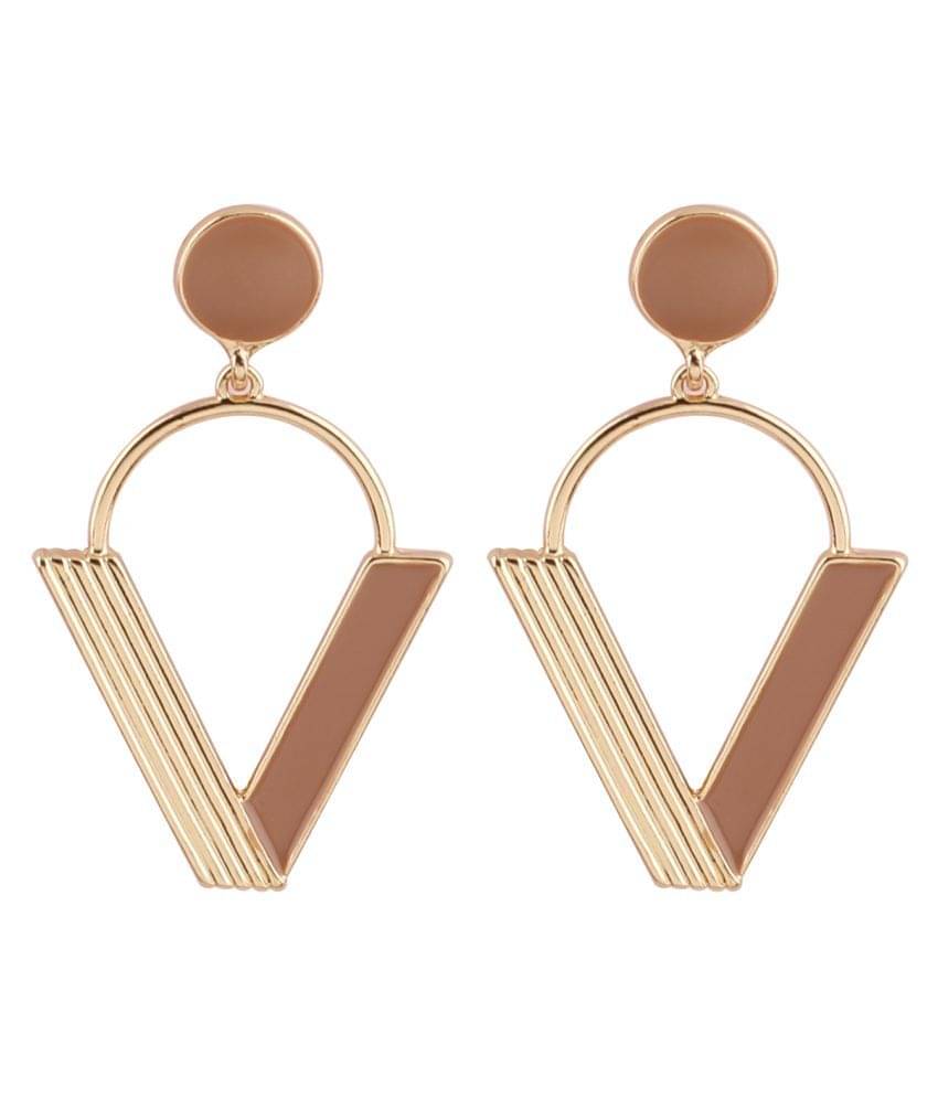     			SILVER SHINE Amazing Stylish Charm Look Drop Earring For Girl Women