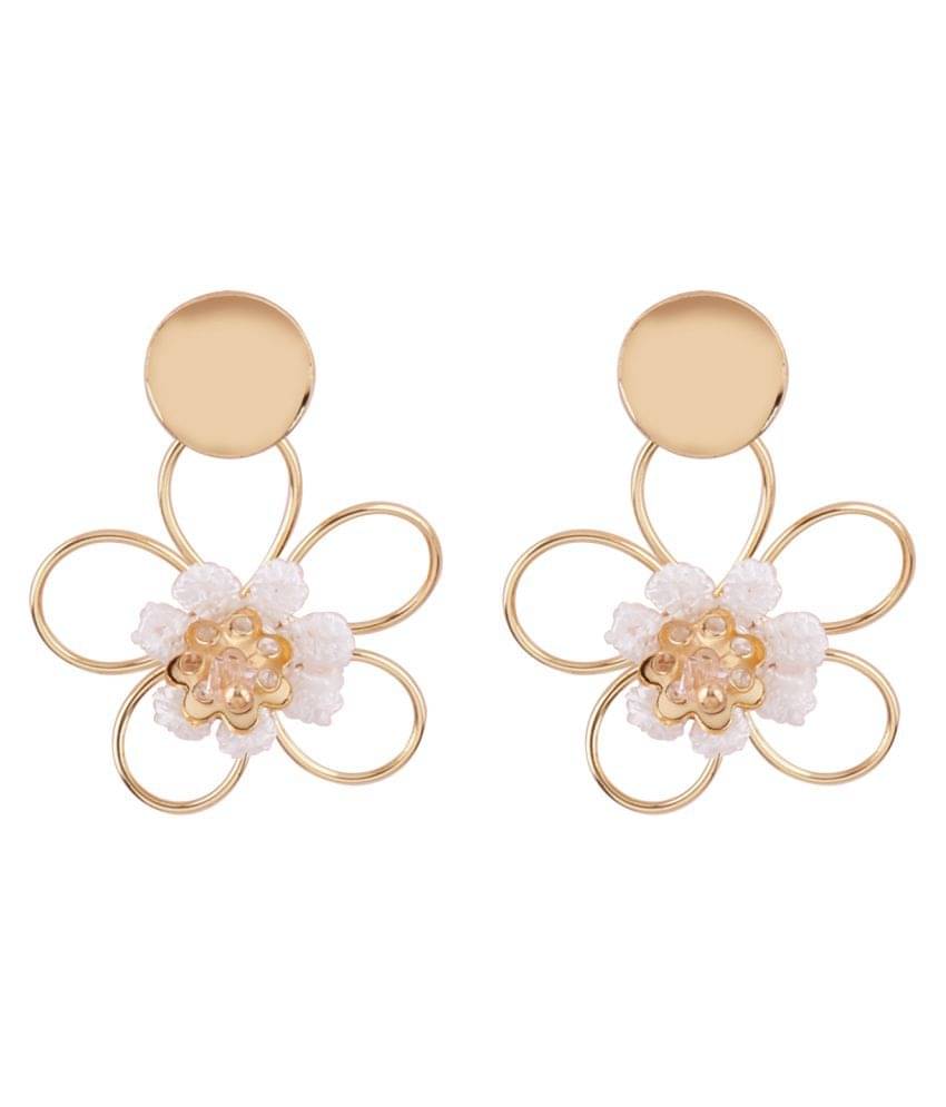     			SILVER SHINE Stylish Charm stud Earring For Girls Women