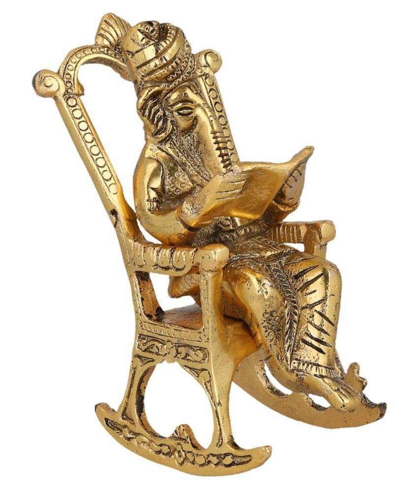     			Vivan Creation Gold Aluminium Handicraft Showpiece - Pack of 1