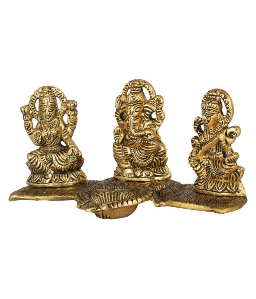 Vivan Creation Gold Metal Handicraft Showpiece - Pack of 1 Vivan Creation Gold Metal Handicraft Showpiece - Pack of 1
