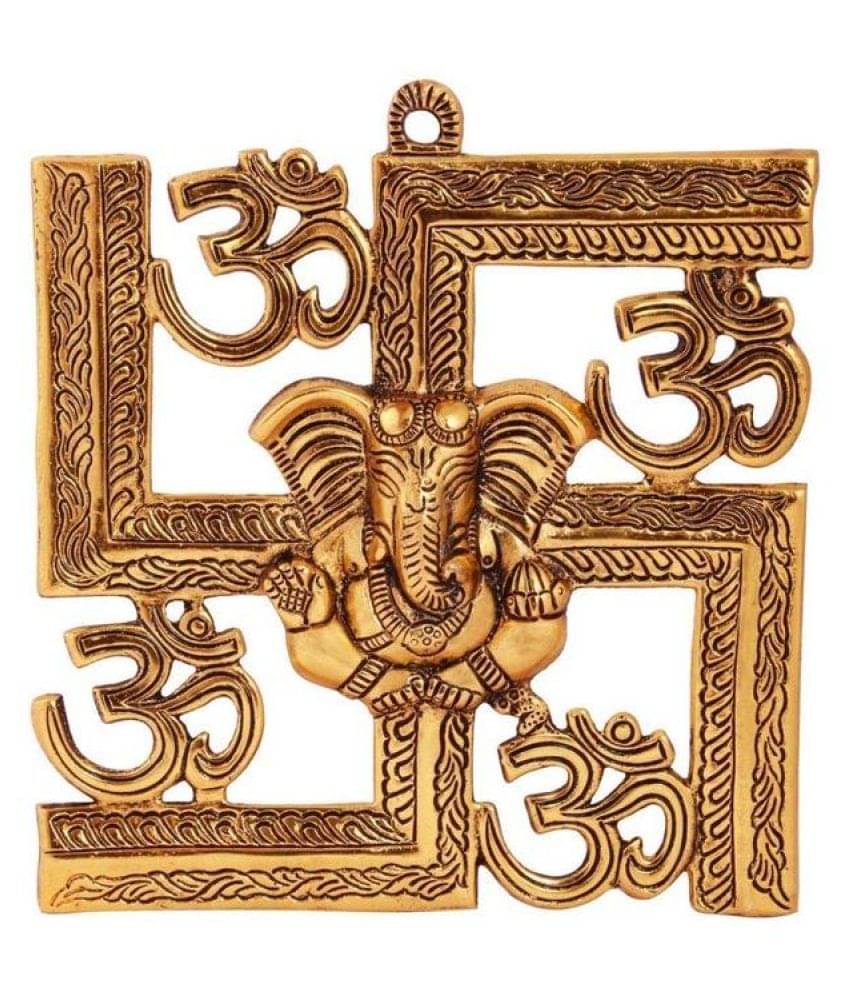 Vivan Creation Gold Metal Handicraft Showpiece - Pack of 1 Vivan Creation Gold Metal Handicraft Showpiece - Pack of 1