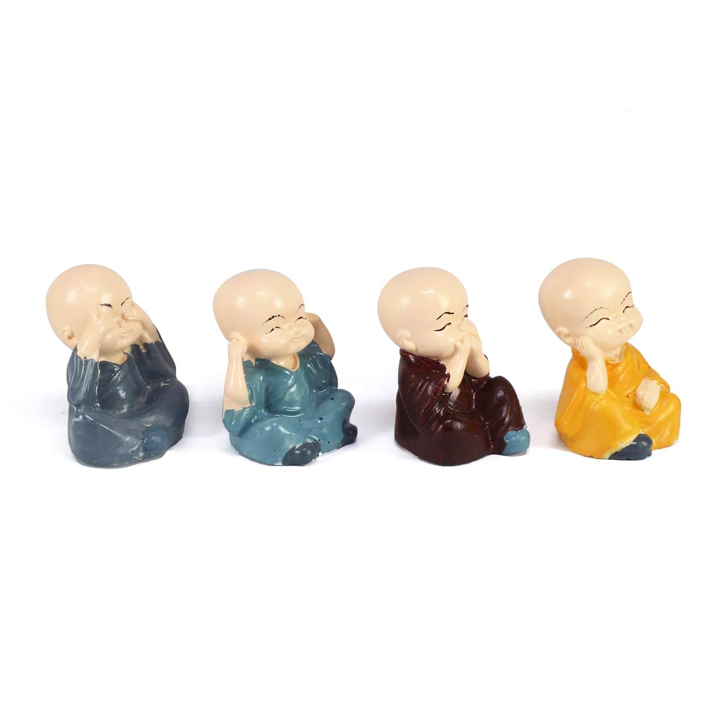     			Vivan Creation Multicolour Resin Handicraft Showpiece - Pack of 4