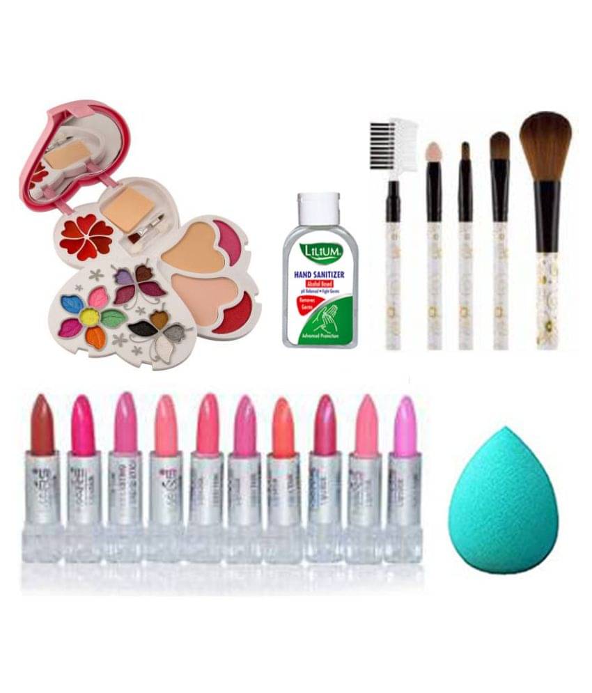     			Adbeni Combo - All Day Use Makeup Combo, Pack of 18, (GC1394) Makeup Kit 110