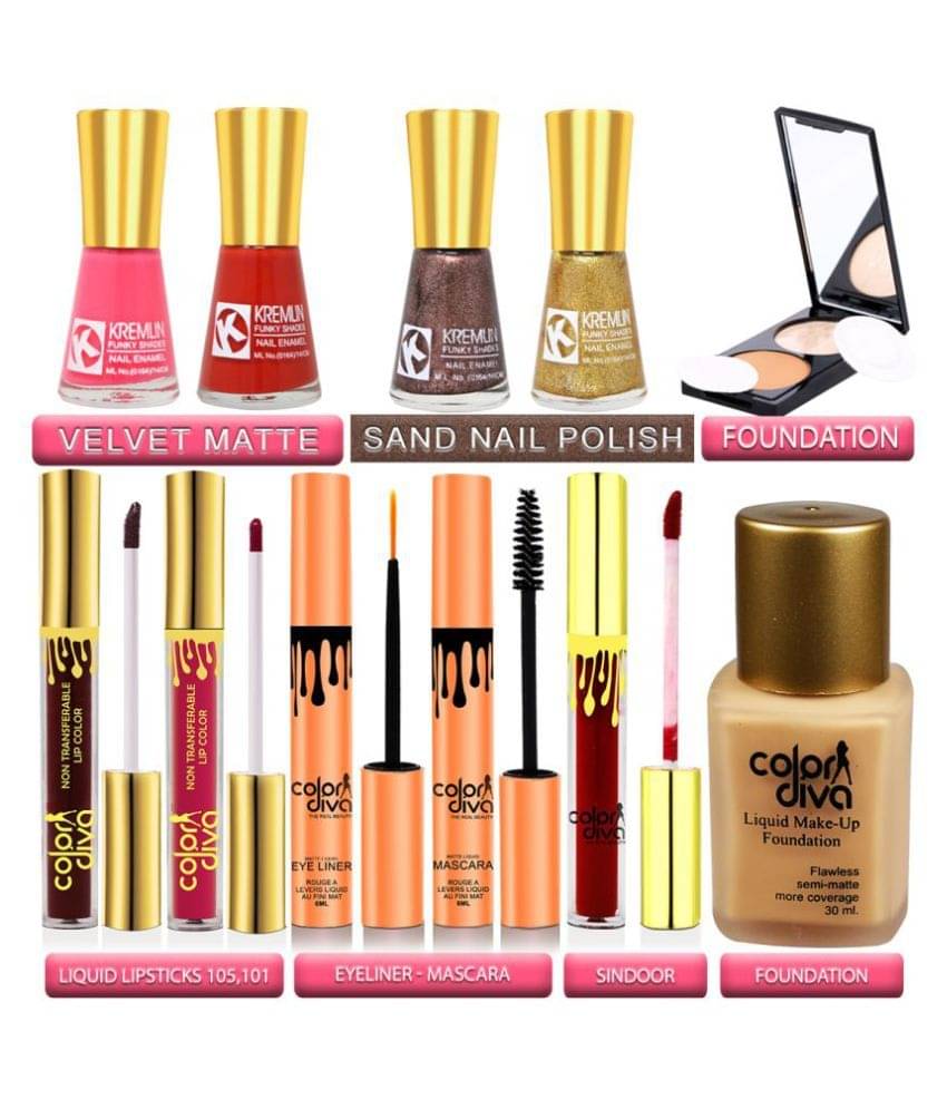     			Adbeni Combo - Bachat Bazaar Bridal Makeup Combo, Pack of 11, (GC1407) Makeup Kit 145