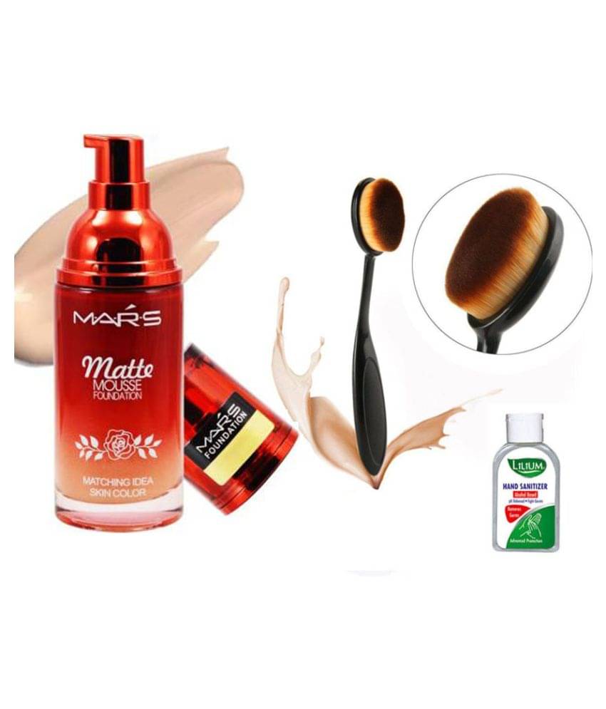     			Adbeni Combo - Foundation with Oval Brush, (GC1399) Makeup Kit Pack of 3 150