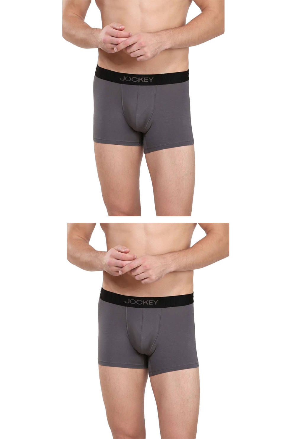 Jockey Grey Trunk Pack of 2 Jockey Grey Trunk Pack of 2