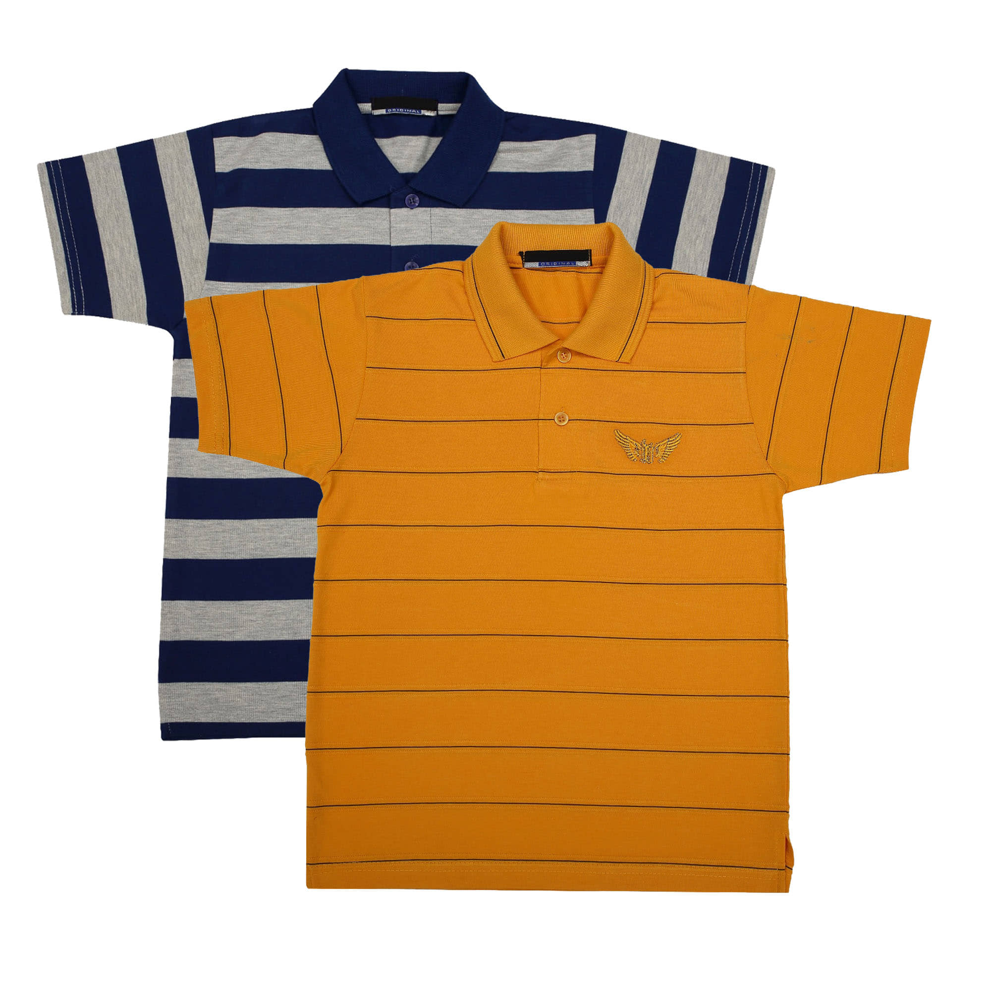 NEUVIN Pack of 2 Boys Cotton Blend T-Shirt ( Multi Color )