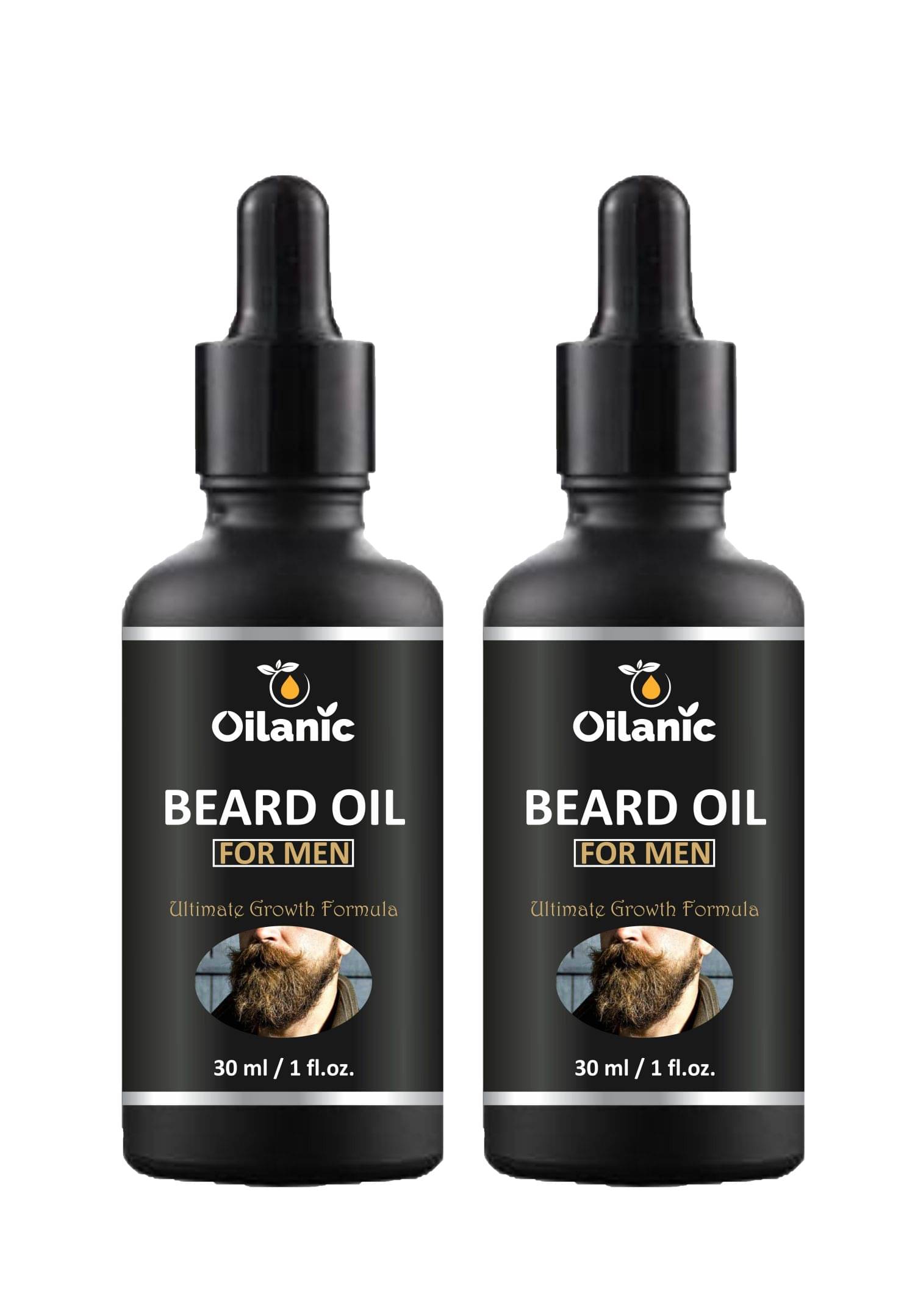 Oilanic - 60mL Growth Increasing Beard Oil (Pack of 2) Oilanic - 60mL Growth Increasing Beard Oil (Pack of 2)