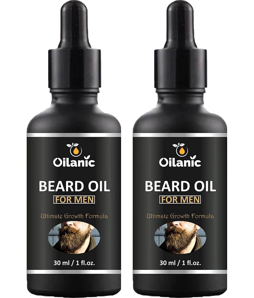 Oilanic - 60mL Growth Increasing Beard Oil (Pack of 2) - Beard Care and Tools | Buy online on ZillyBuy