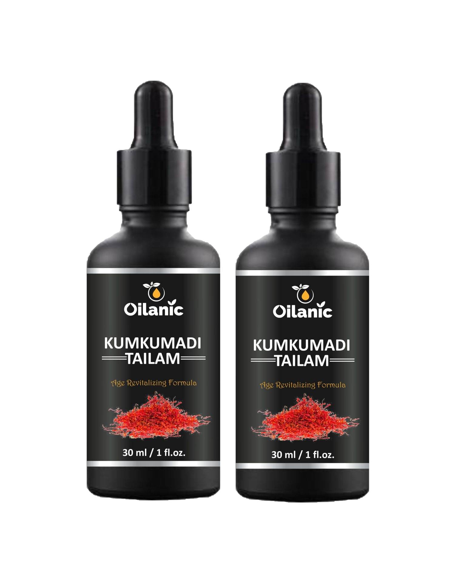     			Oilanic  Kumkumadi Tailam For Glowing & Radiant Skin Face Serum 60 mL Pack of 2