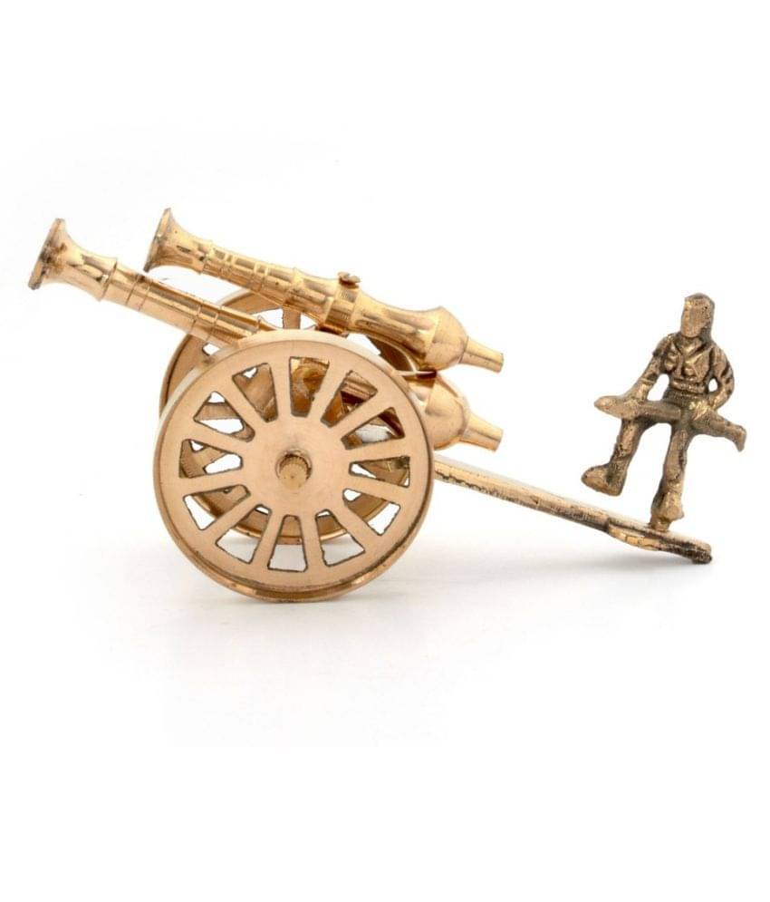 Vivan Creation Beige Brass Handicraft Showpiece - Pack of 1 Vivan Creation Beige Brass Handicraft Showpiece - Pack of 1