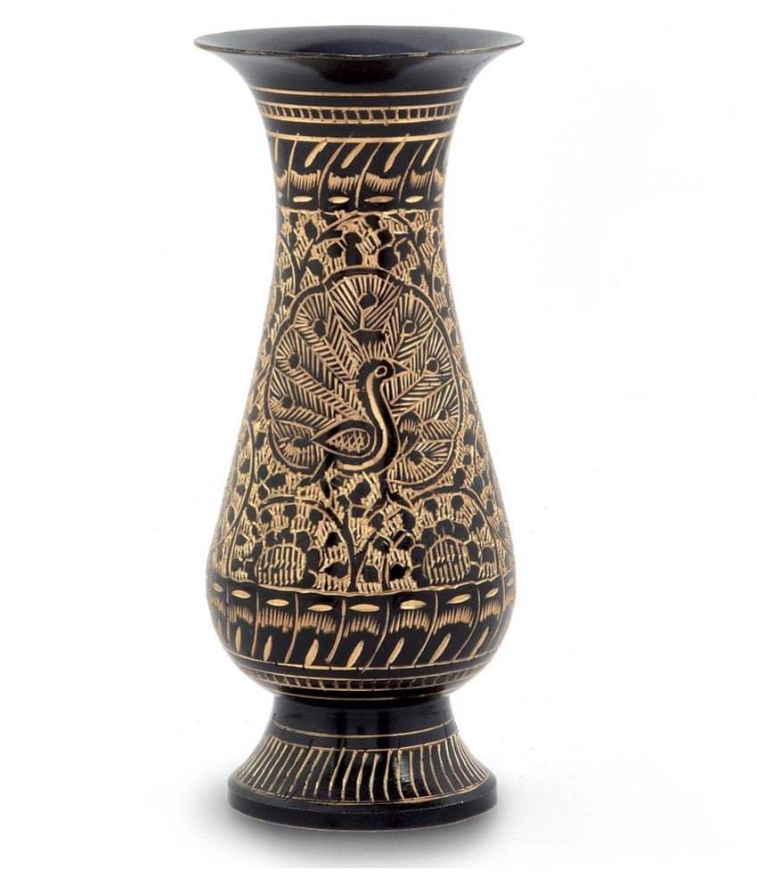 Vivan Creation Black Brass Handicraft Showpiece - Pack of 1 Vivan Creation Black Brass Handicraft Showpiece - Pack of 1